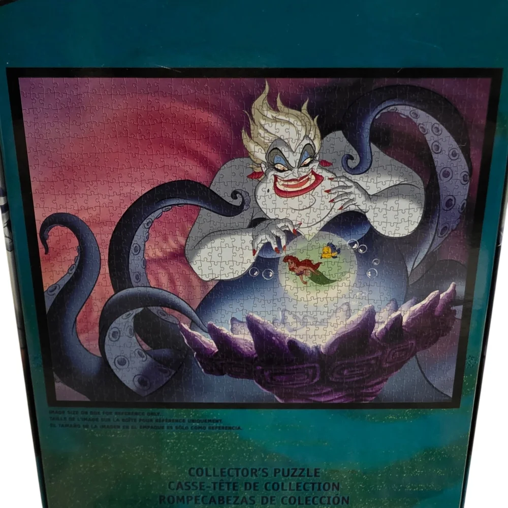 Disney Villains Puzzle with Blue and Purple Design